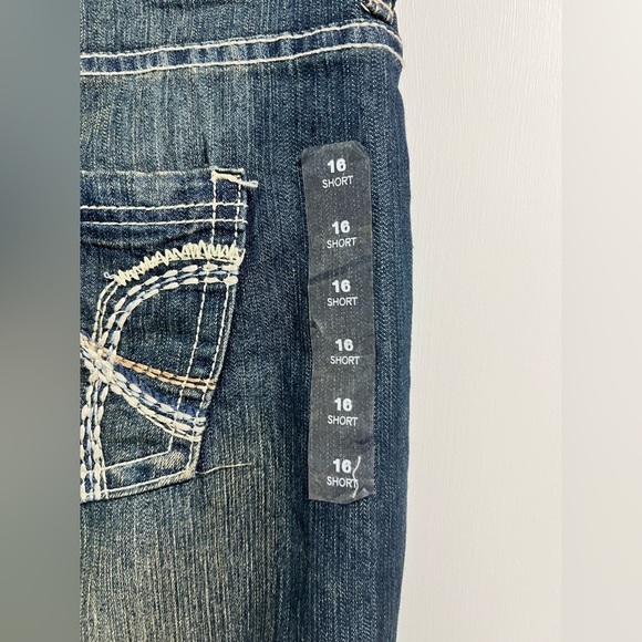 NEW NWT women’s Maurice’s‎ jeans 16 short orchid boot - Picture 6 of 8